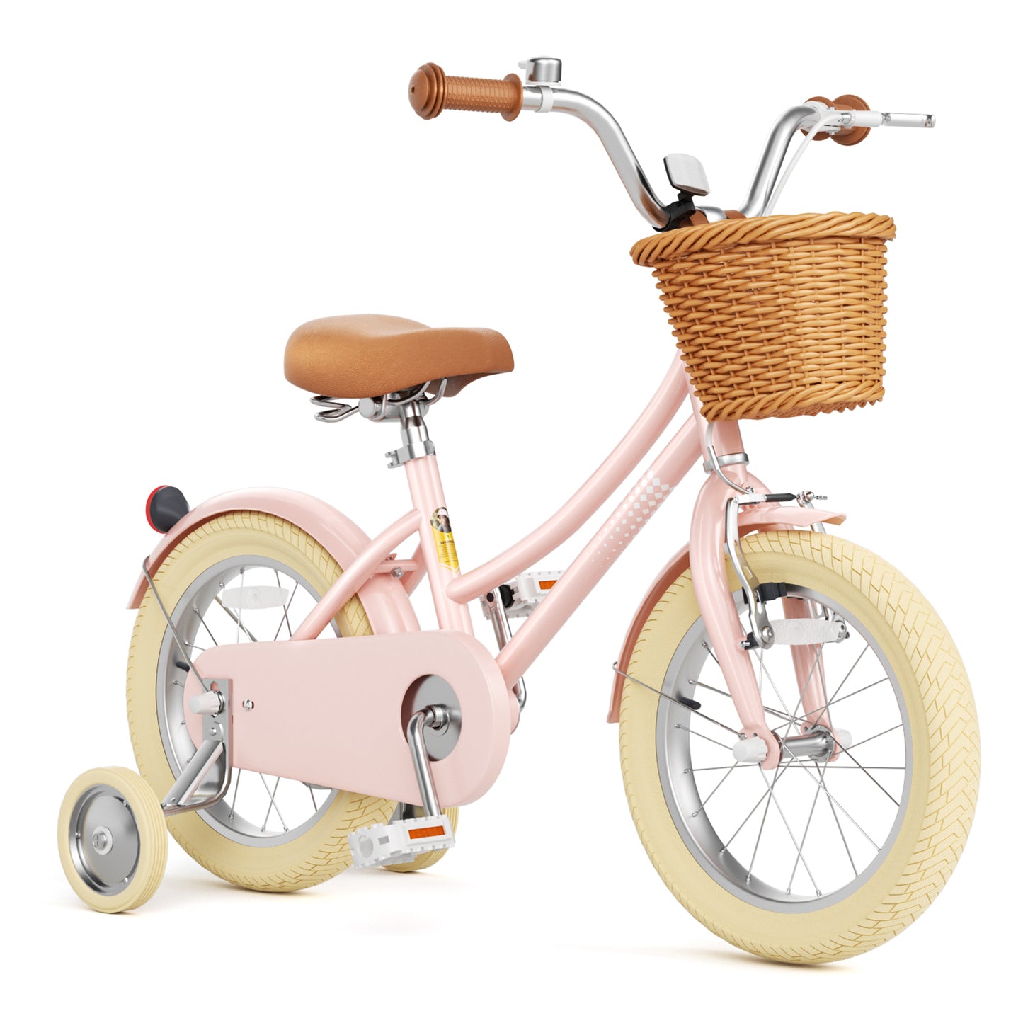 Girls Bike for 2-13 Years Old Kids,12 14 16 Inch Kids Bike with Training Wheels & Basket, 20 Inch Children Bicycles with Handbrake & Kickstand, Multiple Colors