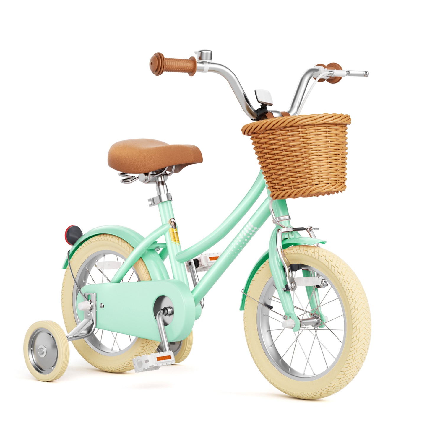 Girls Bike for 2-13 Years Old Kids,12 14 16 Inch Kids Bike with Training Wheels & Basket, 20 Inch Children Bicycles with Handbrake & Kickstand, Multiple Colors