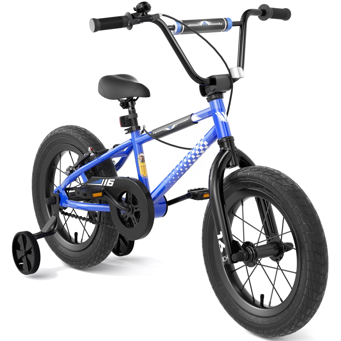 Kids Bike , 12 14 16 Inch Kids Bike BMX Style Bicycle with Training Wheels Coaster Brake for 2-8 Years Old Toddlers Boys Girls Multiple Colors