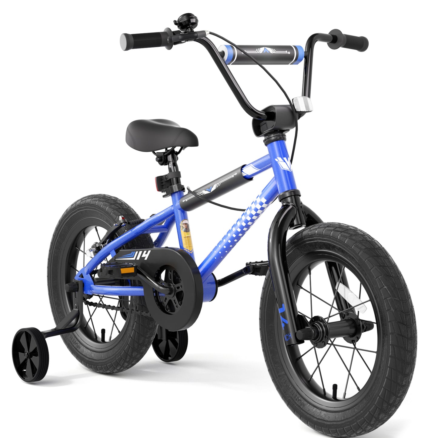 Kids Bike , 12 14 16 Inch Kids Bike BMX Style Bicycle with Training Wheels Coaster Brake for 2-8 Years Old Toddlers Boys Girls Multiple Colors