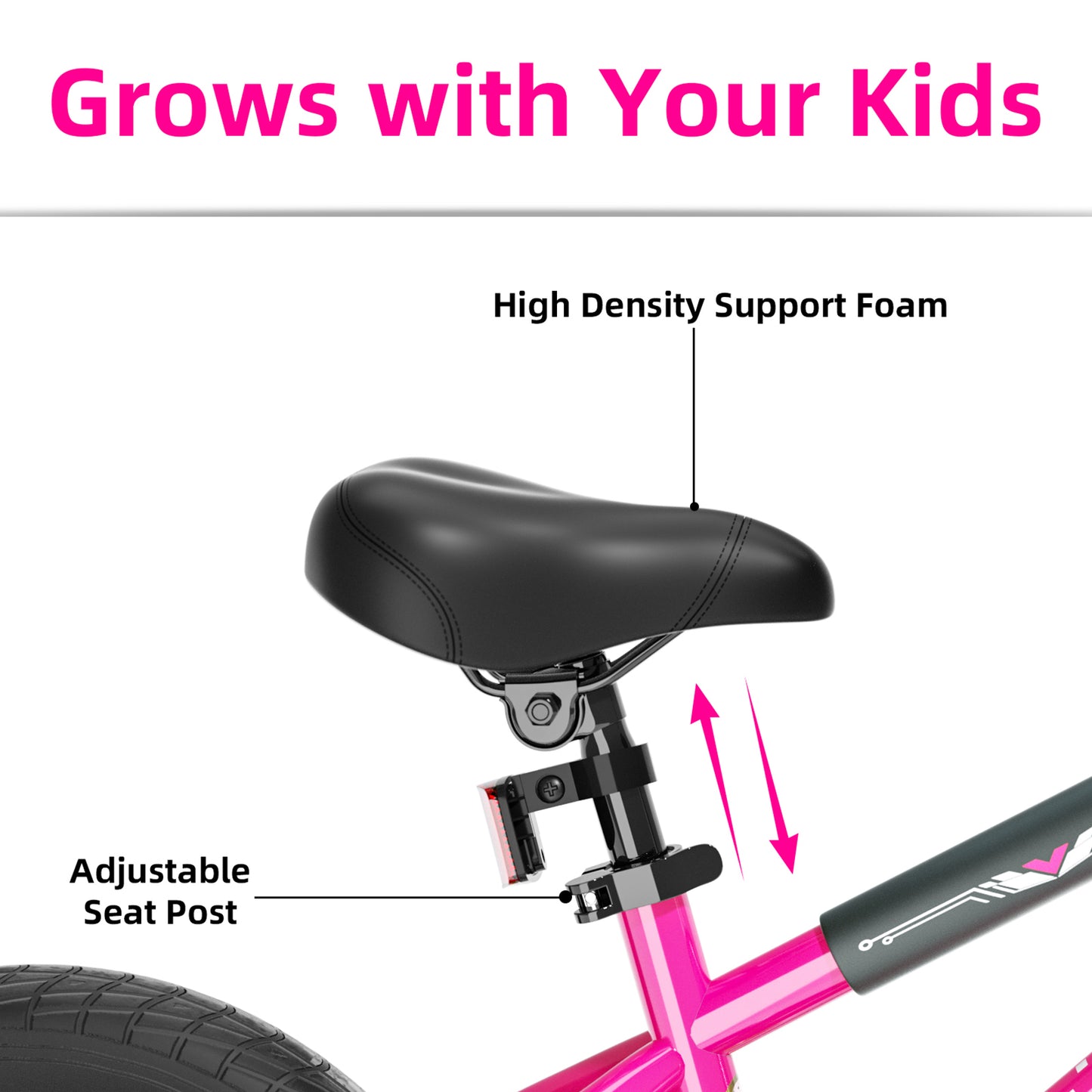 Kids Bike , 12 14 16 Inch Kids Bike BMX Style Bicycle with Training Wheels Coaster Brake for 2-8 Years Old Toddlers Boys Girls Multiple Colors