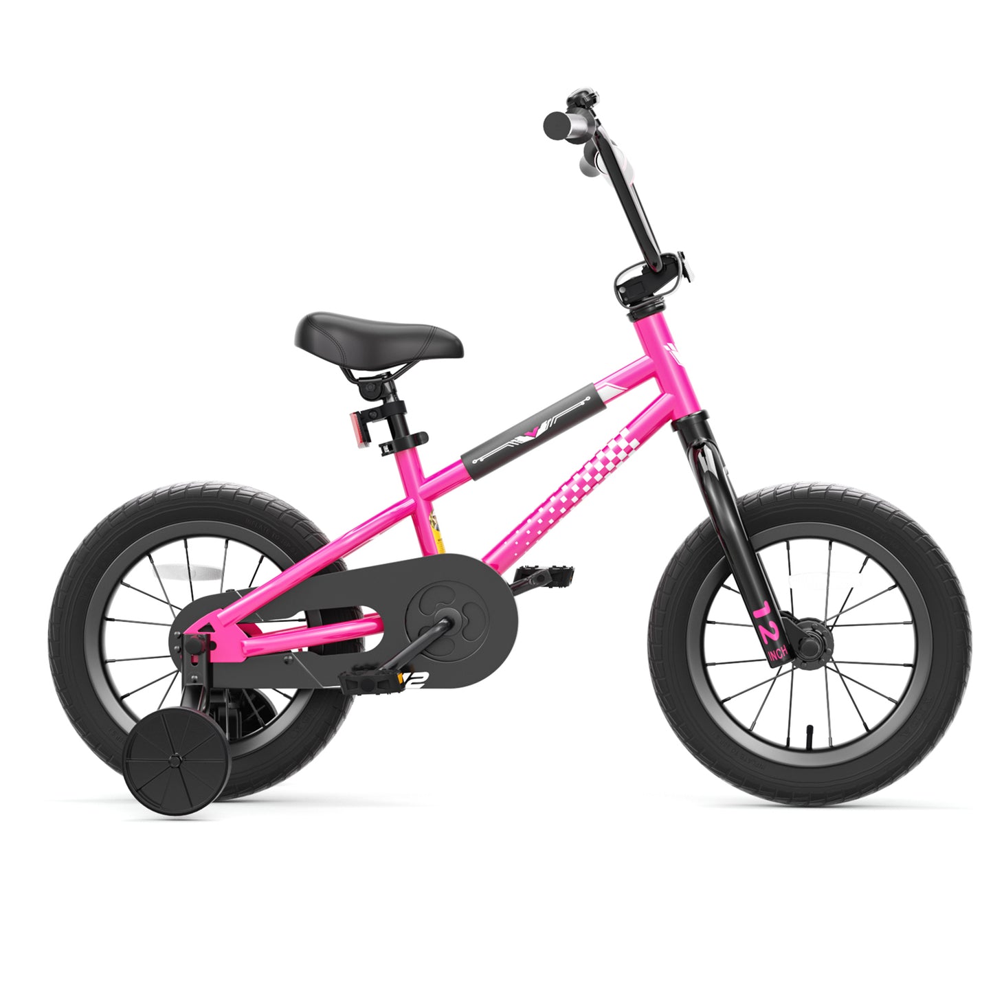 Kids Bike , 12 14 16 Inch Kids Bike BMX Style Bicycle with Training Wheels Coaster Brake for 2-8 Years Old Toddlers Boys Girls Multiple Colors