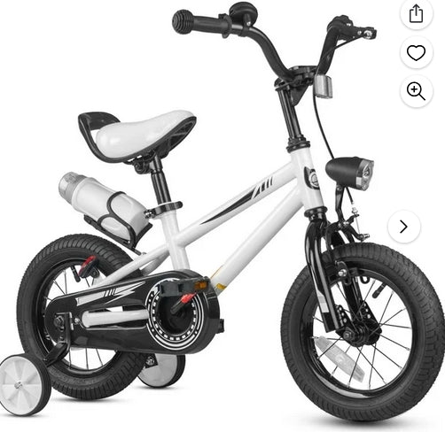 KORIMEFA Kids Bike for Ages 2-9 Years Old Boys Girls, 12 14 16 Inch Sport BMX Style Boys Bikes with Training Wheels, Children Bicycle for Toddlers, Multiple Colors