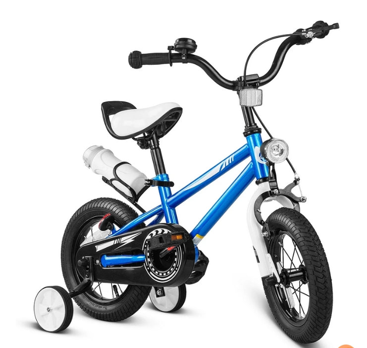 KORIMEFA Kids Bike for Ages 2-9 Years Old Boys Girls, 12 14 16 Inch Sport BMX Style Boys Bikes with Training Wheels, Children Bicycle for Toddlers, Multiple Colors
