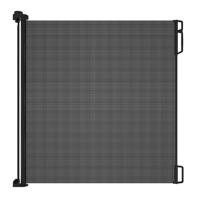 YUFU Retractable Baby Gates for Doorway, Punch-Free Install Extra Wide 118” x 33” Tall for Kids/Child or Pets Indoor and Outdoor Dog Gates for Doorways, Stairs, Hallways, Black