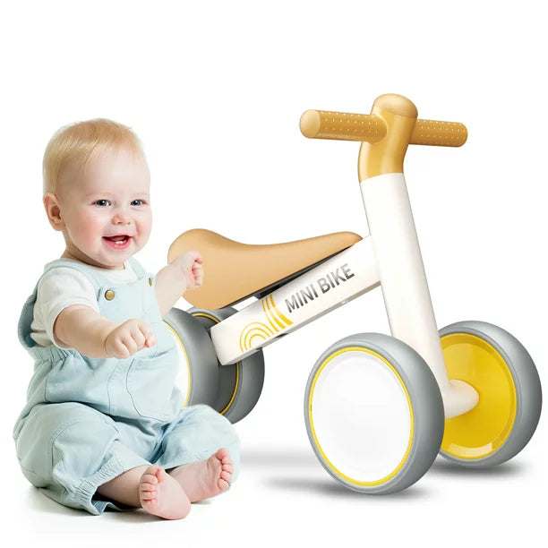 Baby Balance Bike, Toddler Bicycle, Riding Toy for 1-3 Year Old Boys Girls, First Bike Birthday Gift Blue