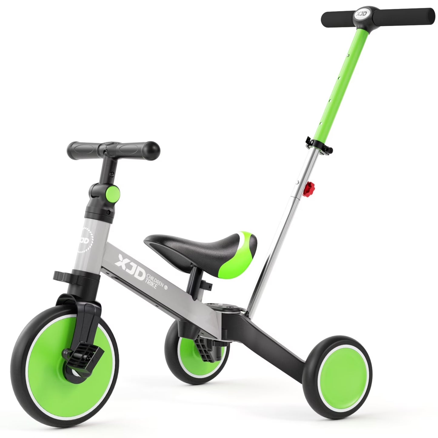 1XJD 7 in 1 Toddler for Tricycle Bike with Push Handle for Boy Girl,Blue