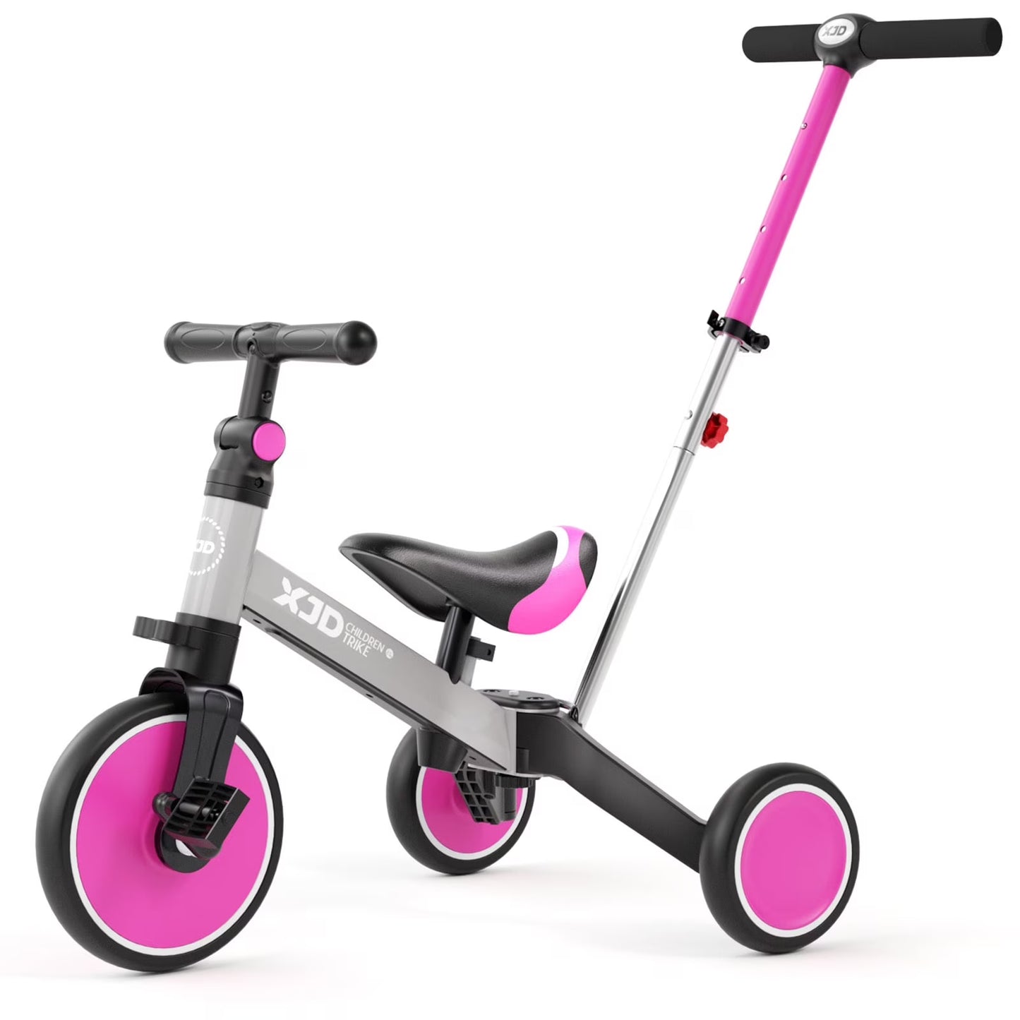 1XJD 7 in 1 Toddler for Tricycle Bike with Push Handle for Boy Girl,Blue