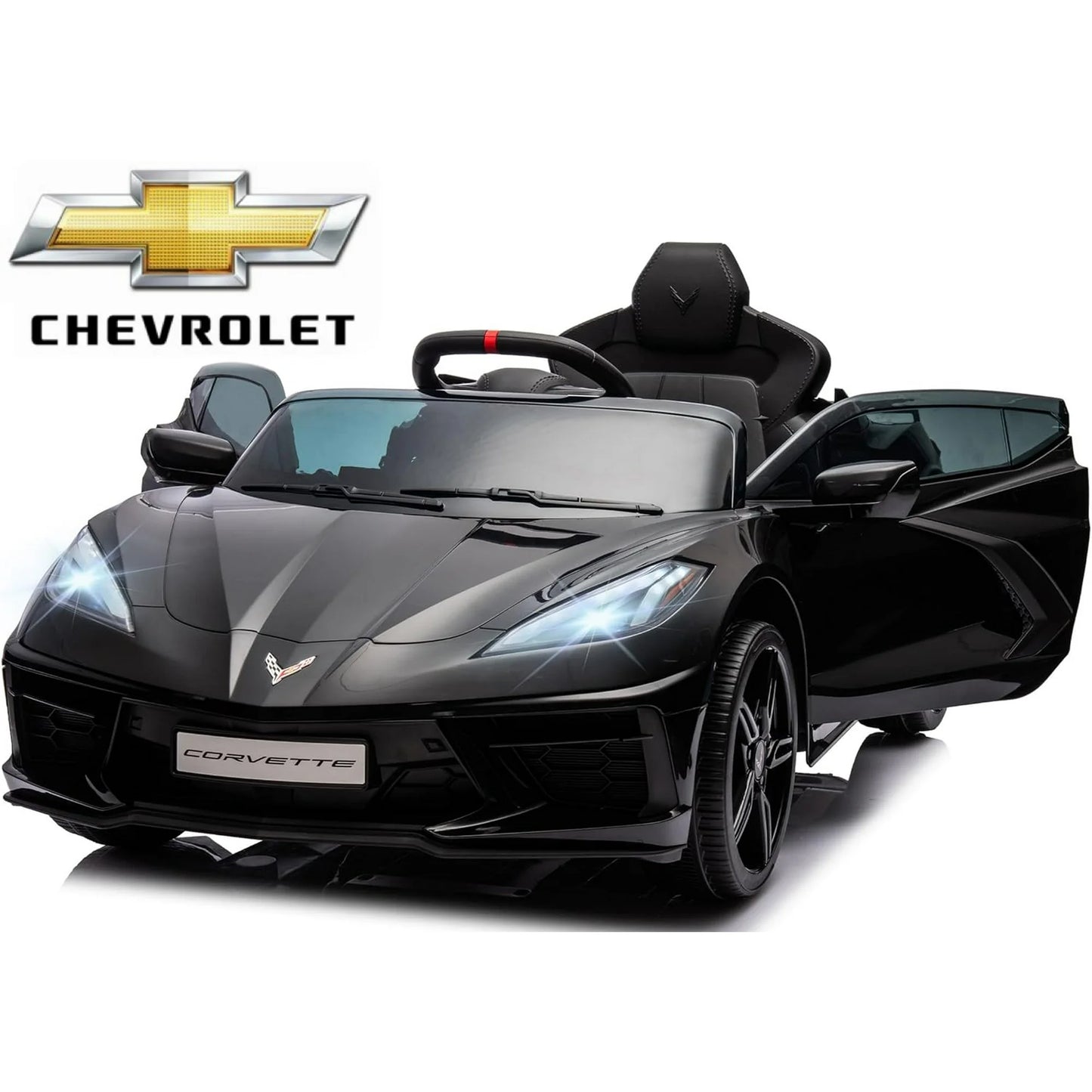 12V Kids Ride On Car Licensed Chevrolet Corvette C8