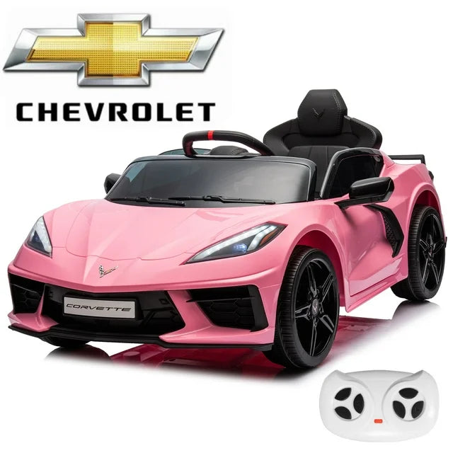 12V Kids Ride On Car Licensed Chevrolet Corvette C8