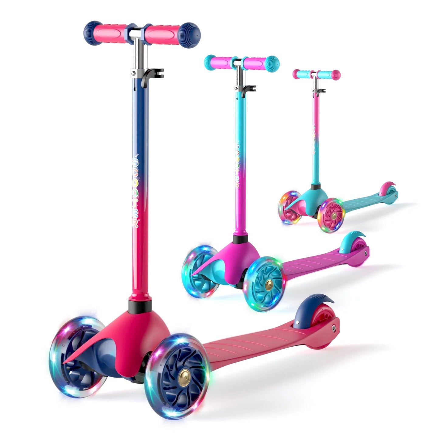 3 Wheel Scooters for Kids, Kick Scooter for Toddlers 2-5 Years Old, Boys Girls Scooter with Light Up Wheels