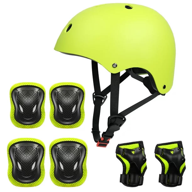 Kids Bike Helmet Toddler Bicycles Helmets, Multi-Sport Protective Gear Set for 3-5-8-14 Years Boys Girls with Knee Elbow Pads Wrist Guards for Cycling,Skateboarding,Skating Scooter