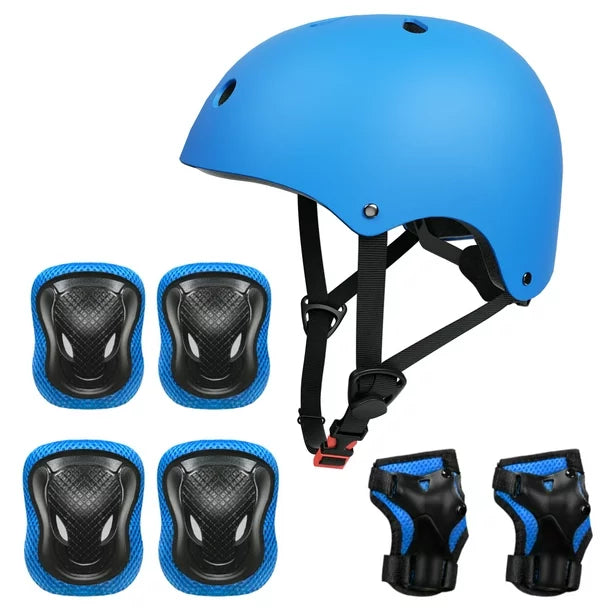 Kids Bike Helmet Toddler Bicycles Helmets, Multi-Sport Protective Gear Set for 3-5-8-14 Years Boys Girls with Knee Elbow Pads Wrist Guards for Cycling,Skateboarding,Skating Scooter