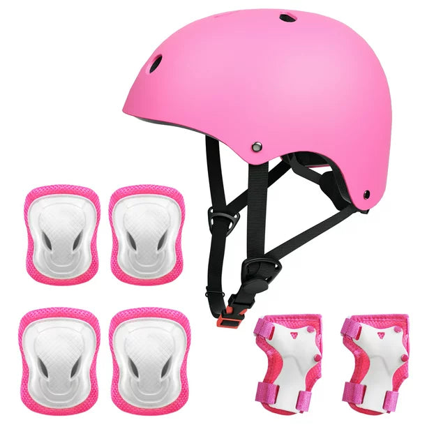 Kids Bike Helmet Toddler Bicycles Helmets, Multi-Sport Protective Gear Set for 3-5-8-14 Years Boys Girls with Knee Elbow Pads Wrist Guards for Cycling,Skateboarding,Skating Scooter