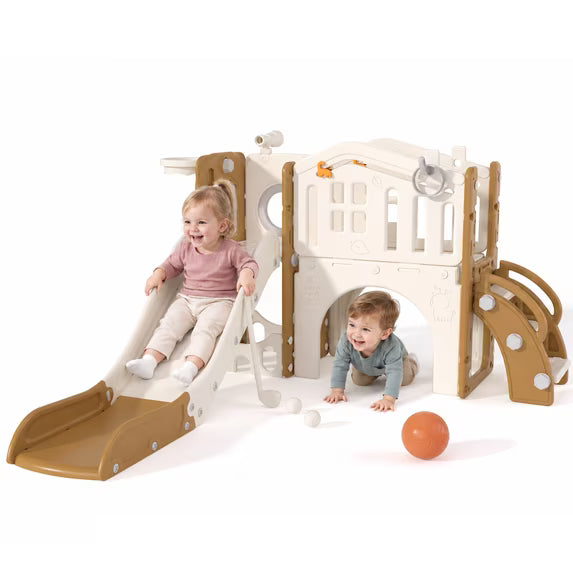 XJD 10 in 1 Toddler Slide PlaySet for kids indoor/outdoor for Toddlers Age 1-3