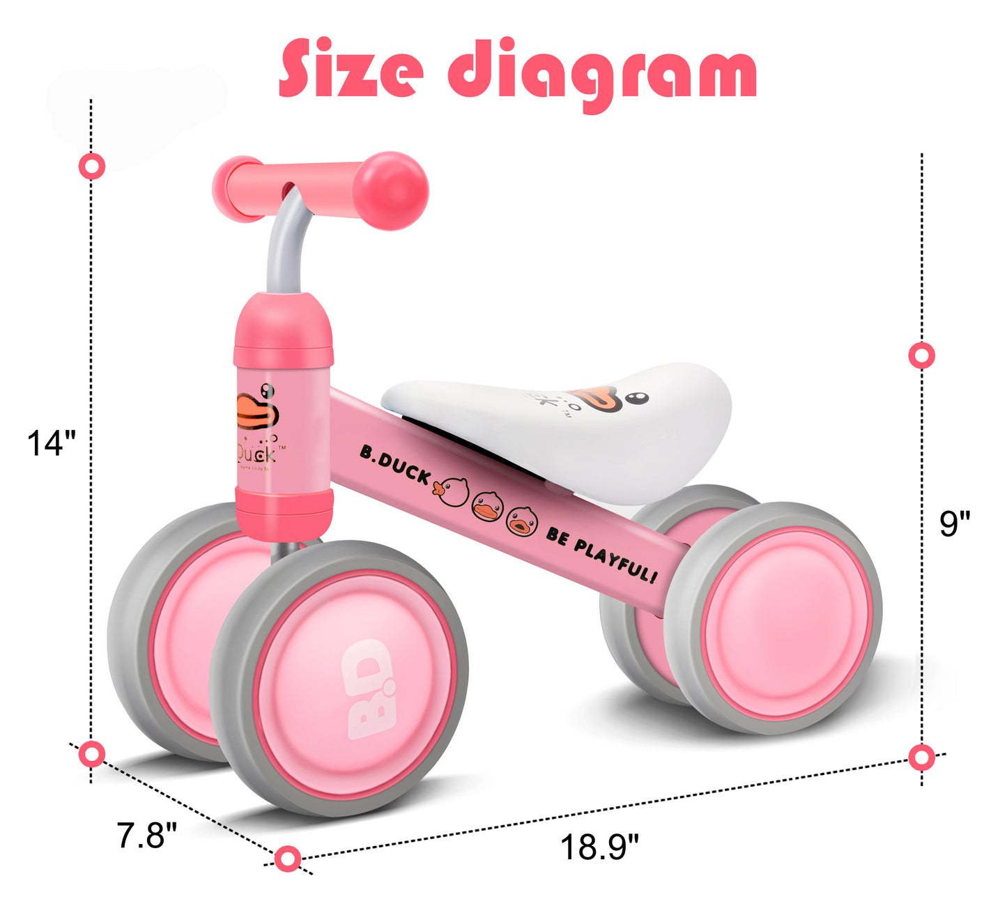 Draisienne Bébé 10-24 Mois Vélo