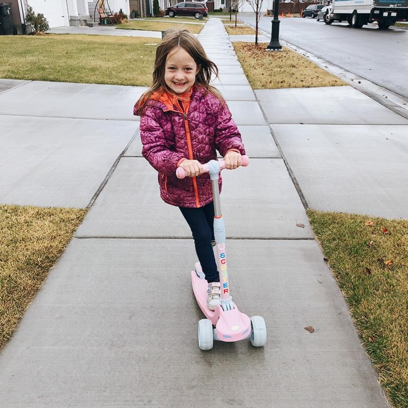 Kids Kick Scooter With LED Flashing Wheels | XJD BABY