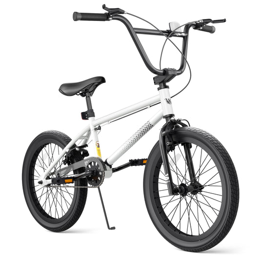 Freestyle Kids BMX Bikes 18 20 Inch Kids Bicycles for Years Old Boys Girls Teen with Adjustable Seat and Handbrake, for Kids 8-12 Beginner-Level to Advanced Rider
