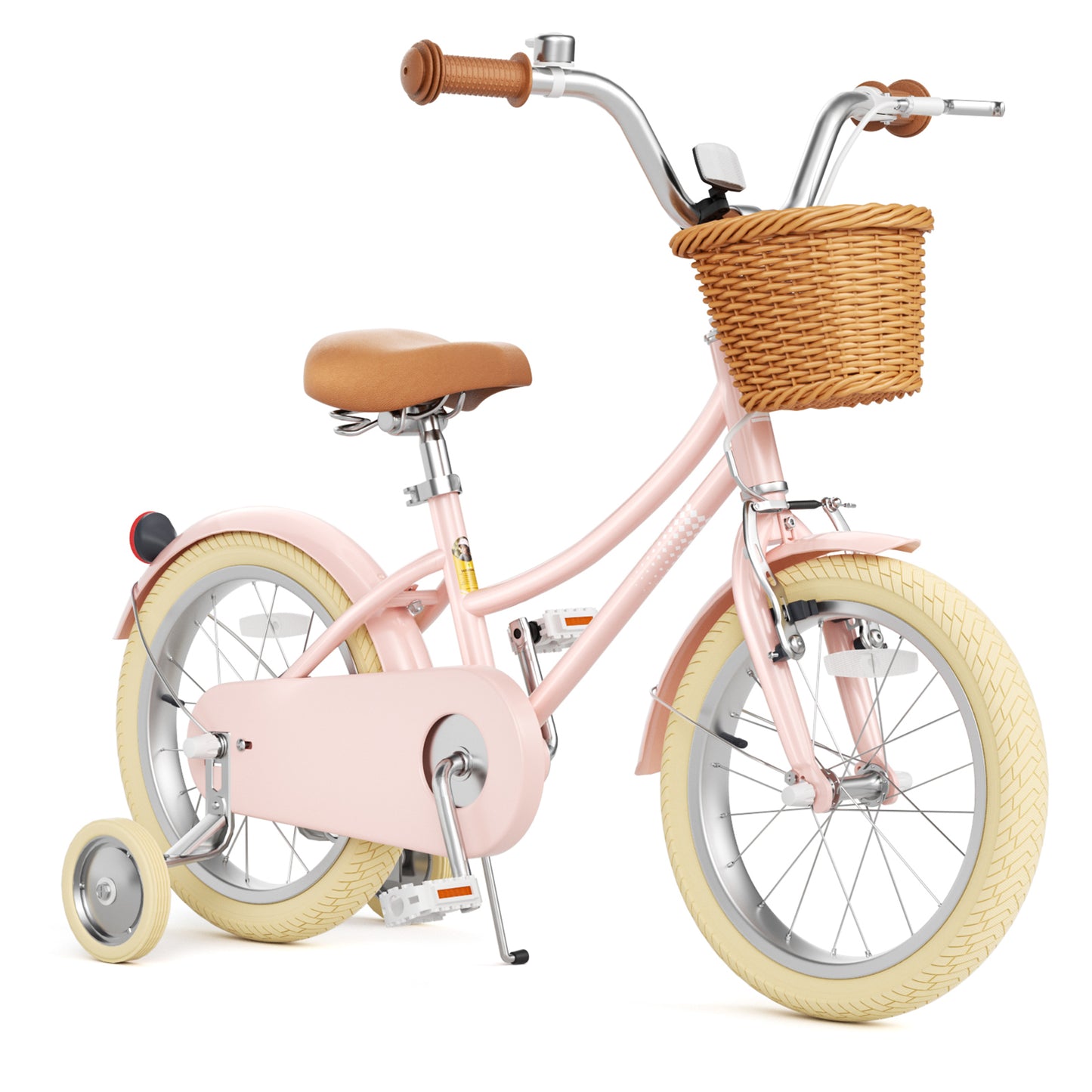 Girls Bike for 2-13 Years Old Kids,12 14 16 Inch Kids Bike with Training Wheels & Basket, 20 Inch Children Bicycles with Handbrake & Kickstand, Multiple Colors