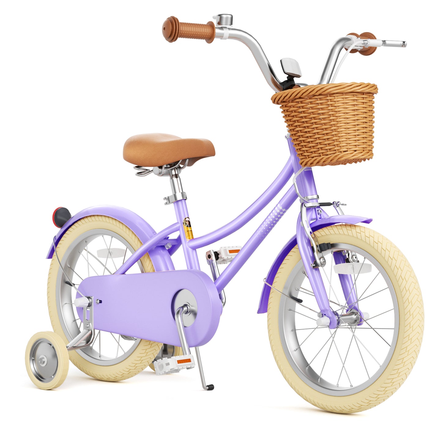 Girls Bike for 2-13 Years Old Kids,12 14 16 Inch Kids Bike with Training Wheels & Basket, 20 Inch Children Bicycles with Handbrake & Kickstand, Multiple Colors