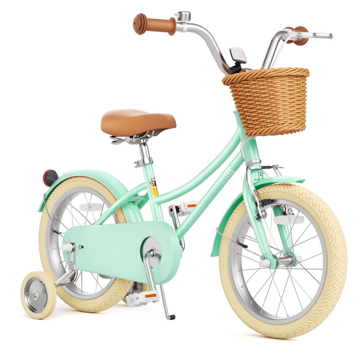XJD Girls Bike for 2-12 Years Old Toddlers and Kids,12 14 16 20 Inch Kids Bike with Training Wheels & Basket,Adjustable Seat Handlebar Height