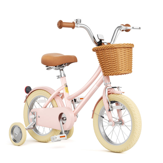 Girls Bike for 2-13 Years Old Kids,12 14 16 Inch Kids Bike with Training Wheels & Basket, 20 Inch Children Bicycles with Handbrake & Kickstand, Multiple Colors
