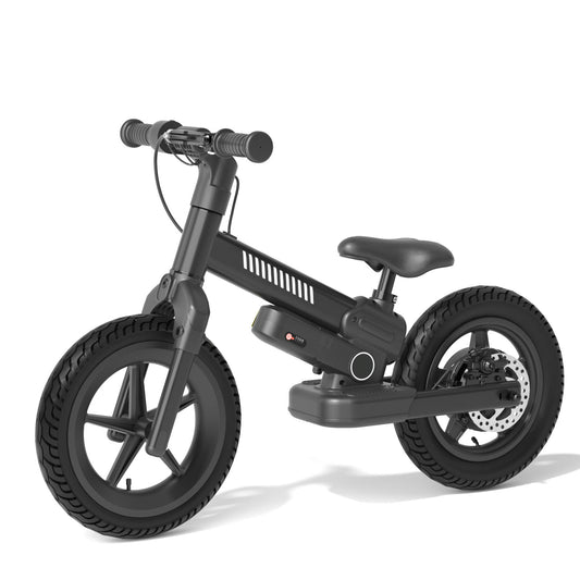 YUFU Electric Bike for Kids, 100W Electric Balance Bike Ages 3-5 Years Old, Kid Electric Motorcycle with 3 Speed Modes, 12 inch Inflatable Tire and Adjustable Seat