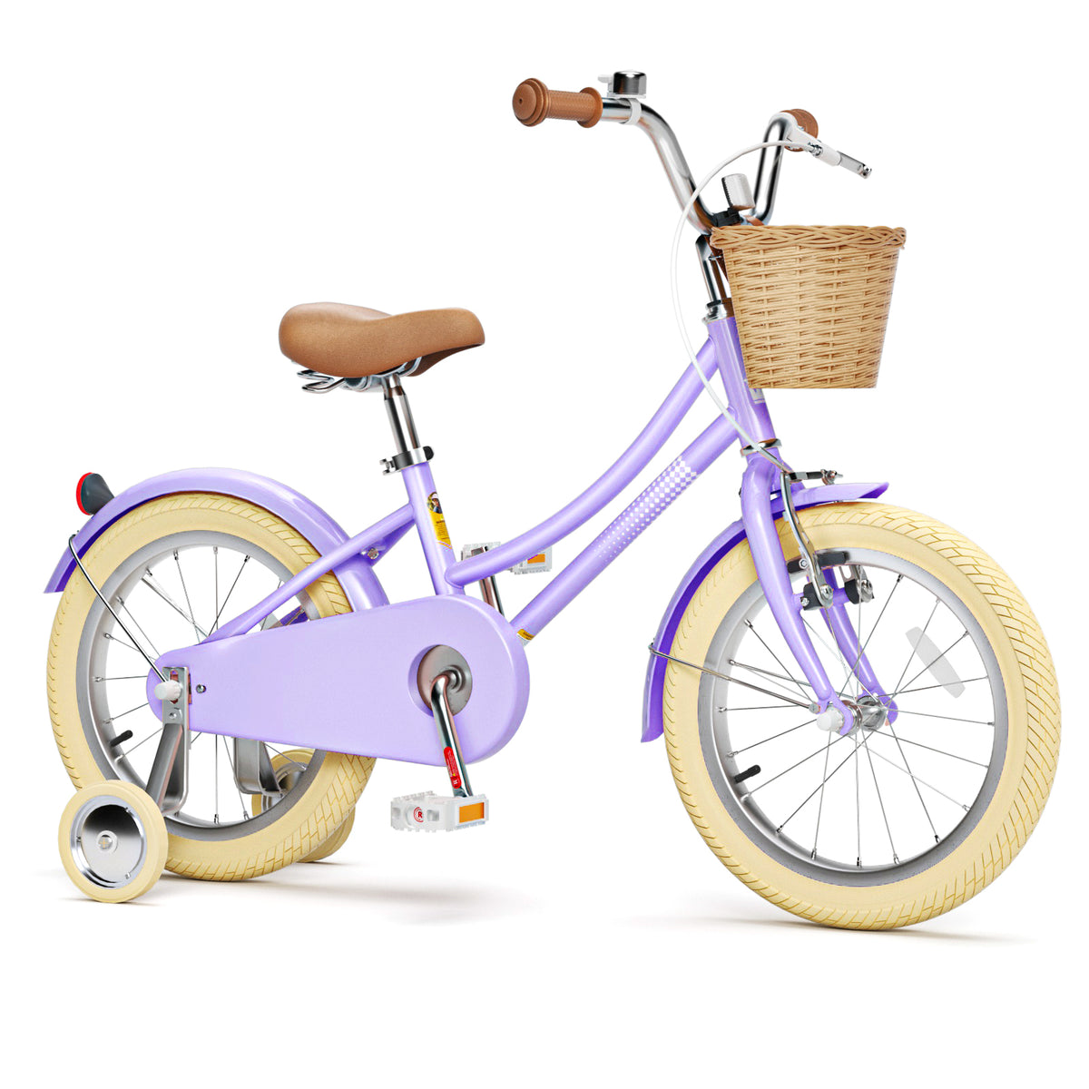 XJD Girls Bike for 2-12 Years Old Toddlers and Kids,12 14 16 20 Inch Kids Bike with Training Wheels & Basket,Adjustable Seat Handlebar Height