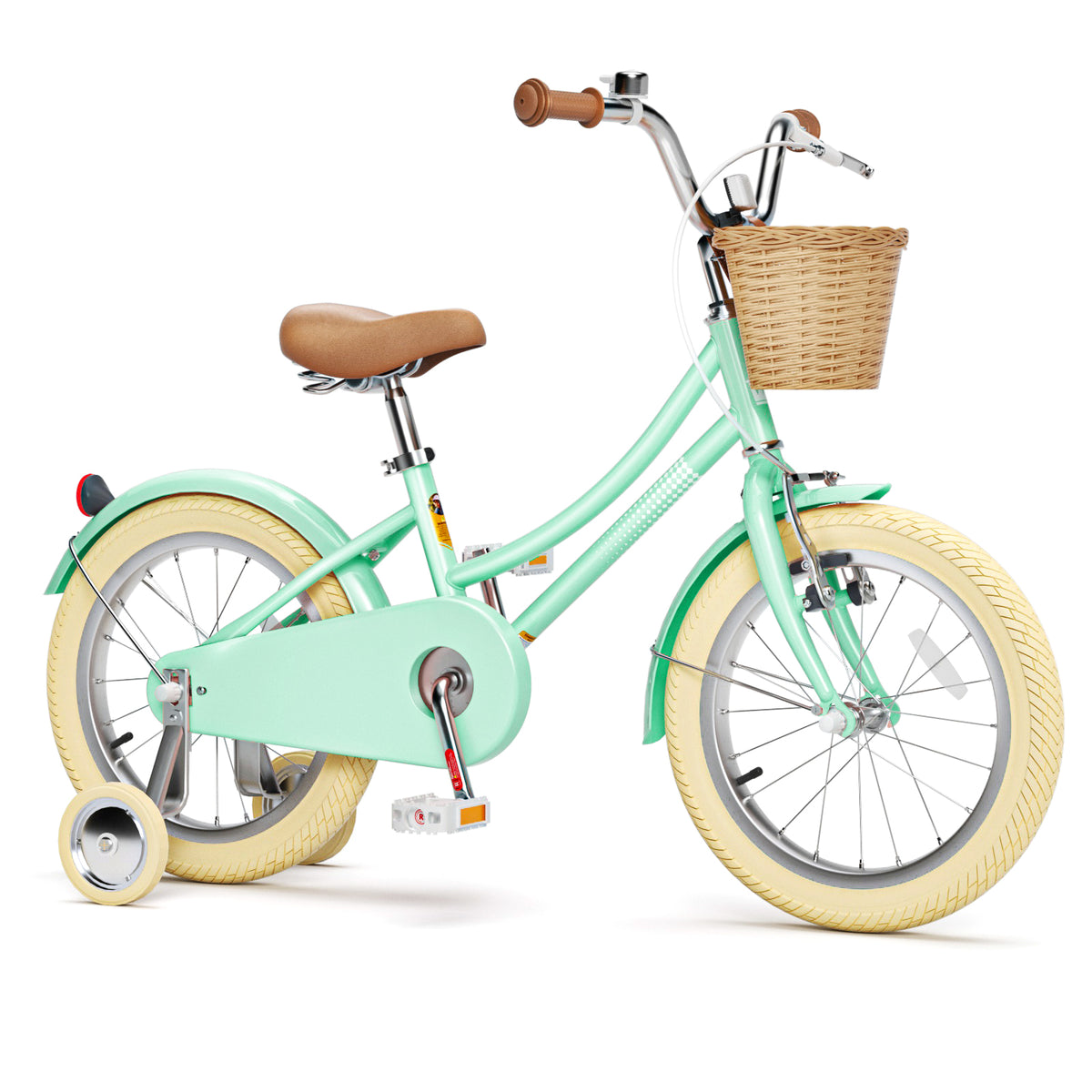 XJD Girls Bike for 2-12 Years Old Toddlers and Kids,12 14 16 20 Inch Kids Bike with Training Wheels & Basket,Adjustable Seat Handlebar Height