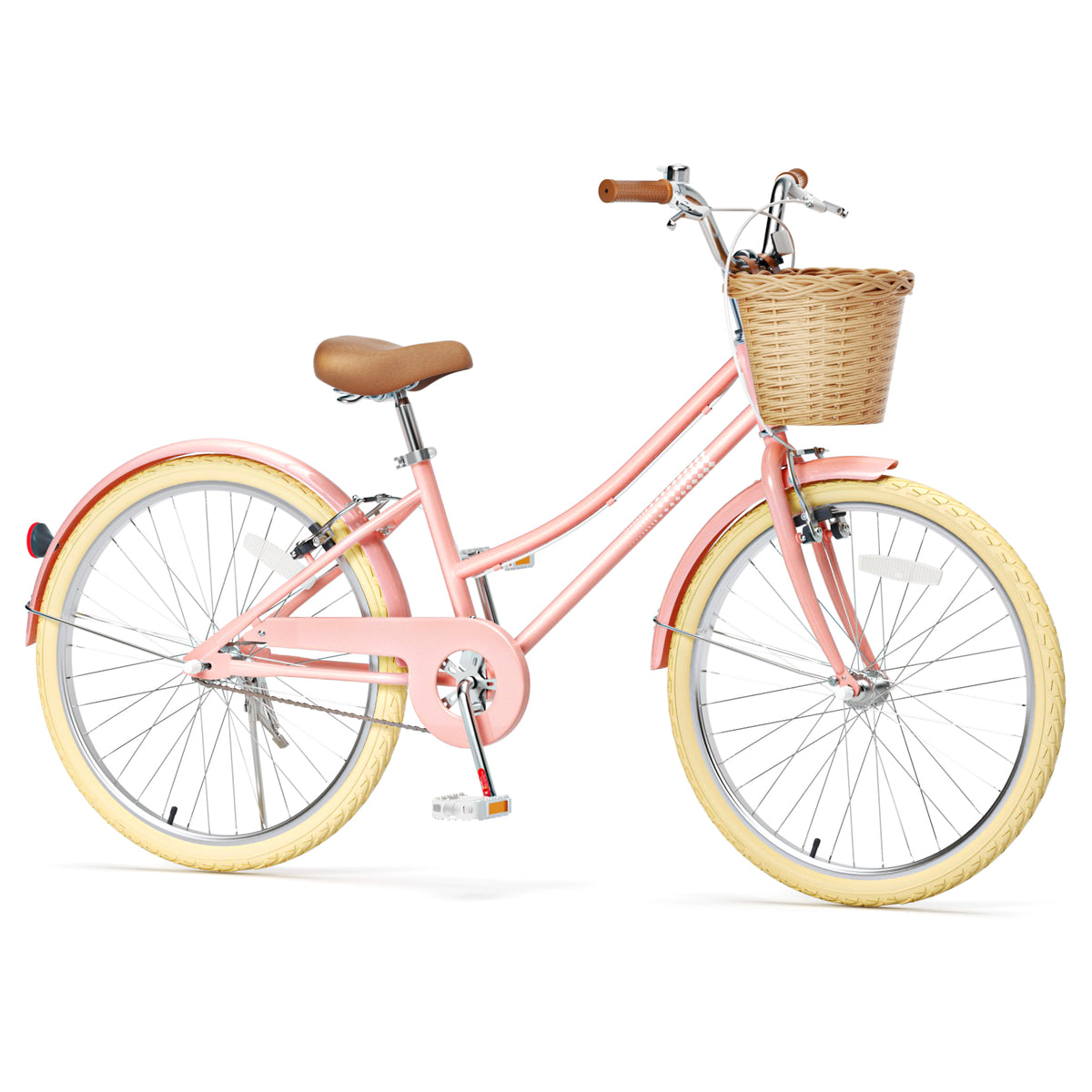 XJD Girls Bike for 2-12 Years Old Toddlers and Kids,12 14 16 20 Inch Kids Bike with Training Wheels & Basket,Adjustable Seat Handlebar Height