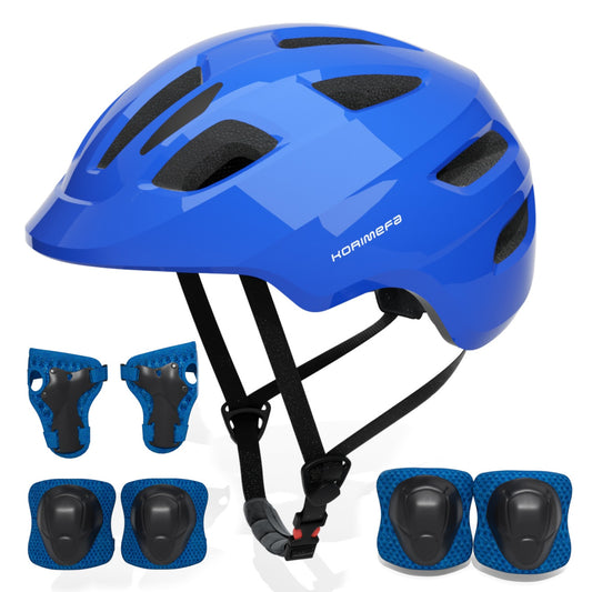 Kids Bike Helmet Toddler Bicycles Helmets, Multi-Sport Protective Gear Set for 3-5-8-14 Years Boys Girls with Knee Elbow Pads Wrist Guards for Cycling,Skateboarding,Skating Scooter