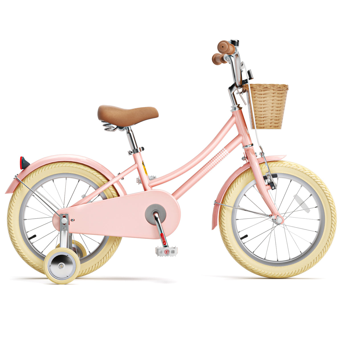 XJD Girls Bike for 2-12 Years Old Toddlers and Kids,12 14 16 20 Inch Kids Bike with Training Wheels & Basket,Adjustable Seat Handlebar Height