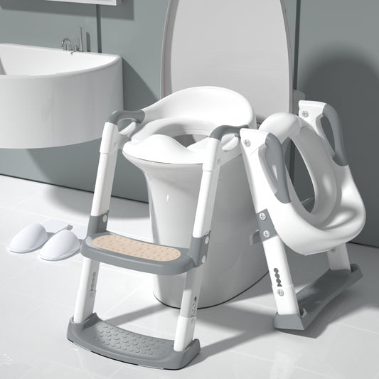 Toilet Potty Chair, Ladder Toilet Trainer Step up Potty for Toddlers Boys Girls