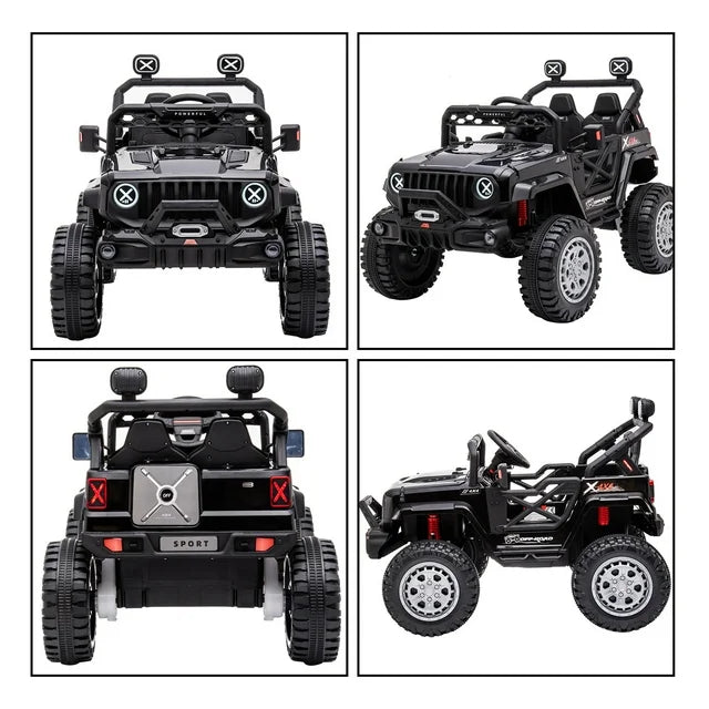 12V 2-Seater Kids Ride on Car Truck, Battery Powered Toy Car