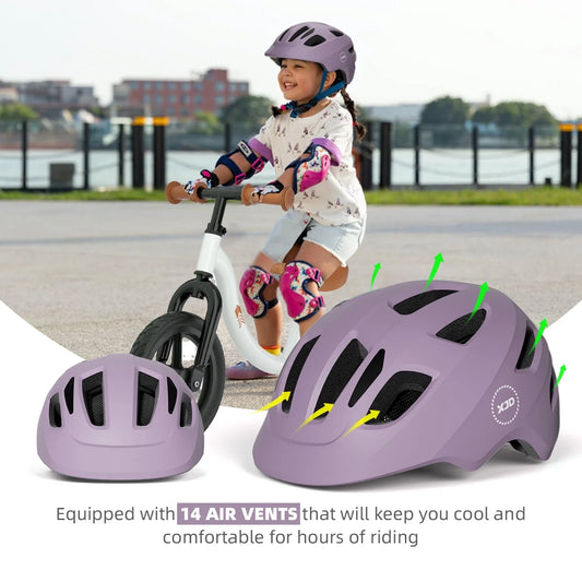 Toddler Helmet, Kids Bike Helmet, Baby Multi-Sport Adjustable Skateboard Helmet for Kids Boys Girls Infant Helmet Lightweight for Age 1+