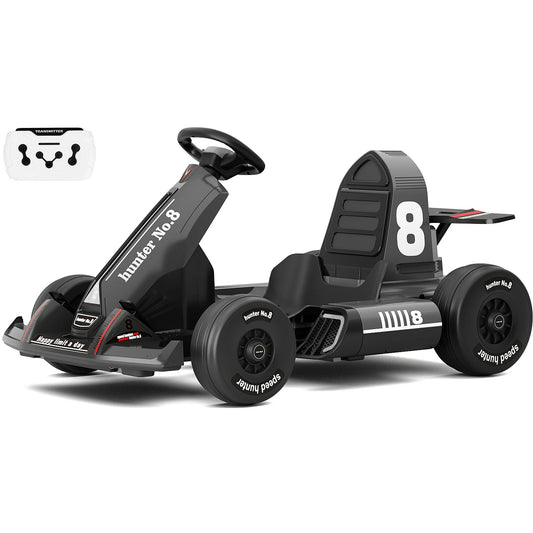 12V Kids Electric Powered Ride on Toy Car with Remote Control, Outdoor Race Pedal Go Karting Car for Kids boy