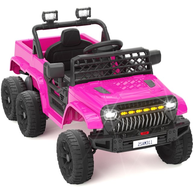 12v 4.5Ah 2-Seater Ride On Truck Electric Off-Road Ride On Car for Kids w/Remote Control Battery Powered Ride on Toys Car