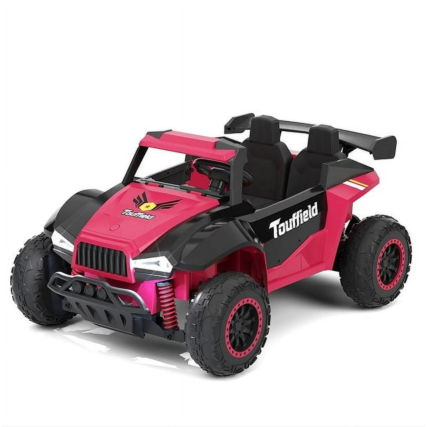 2 Seater Ride on Car for Kids,12V Battery Powered Off-Road UTV Toy,4WD Electric Car with Remote Control,LED Lights,Bluetooth