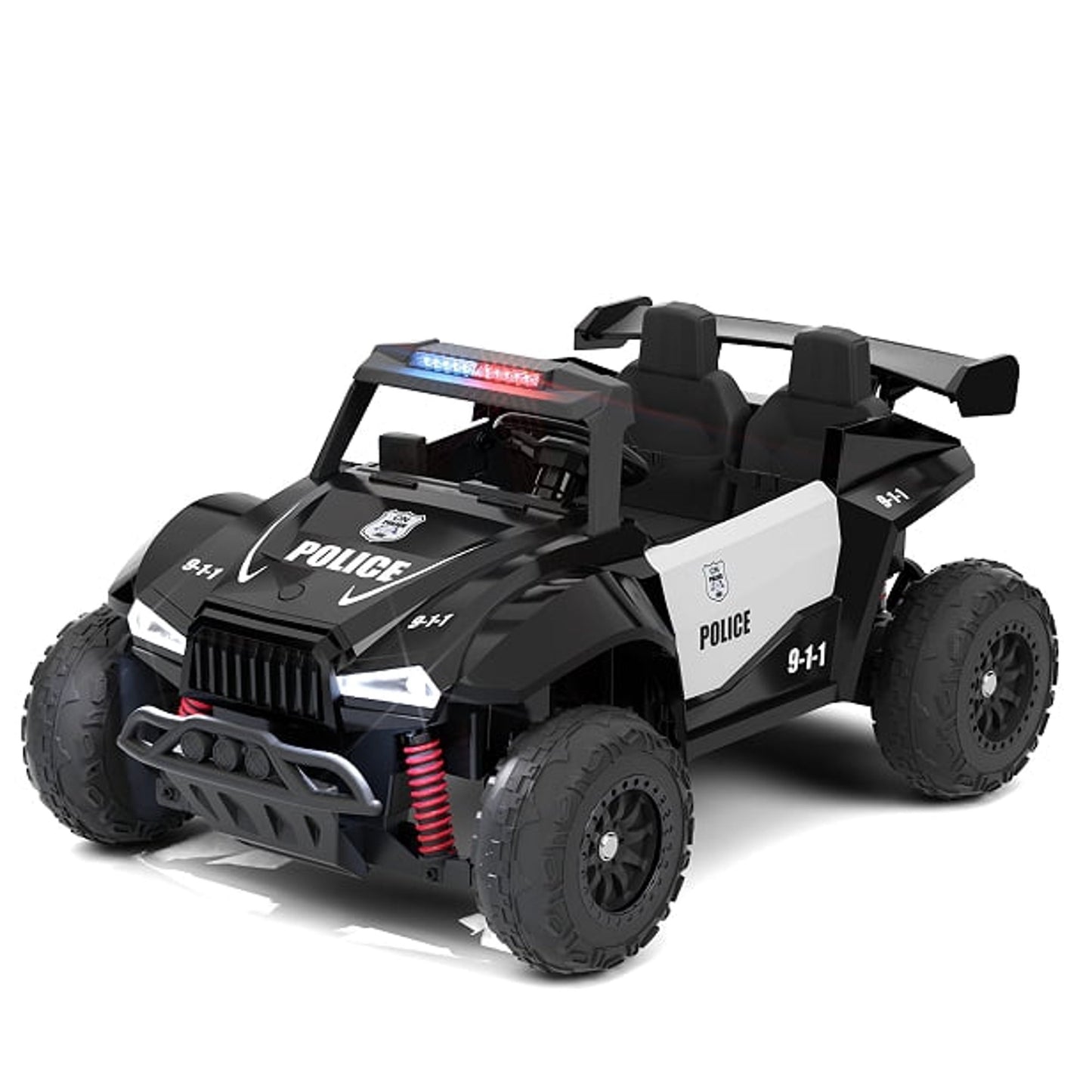 2 Seater Ride on Car for Kids,12V Battery Powered Off-Road UTV Toy,4WD Electric Car with Remote Control,LED Lights,Bluetooth