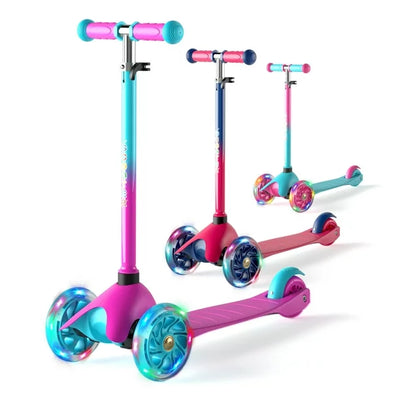 3 Wheel Scooters for Kids, Kick Scooter for Toddlers 2-5 Years Old, Boys Girls Scooter with Light Up Wheels