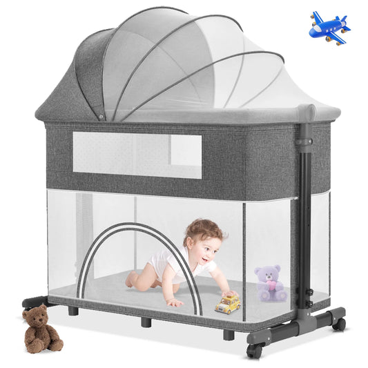 Baby Bassinet Bedside Sleeper, Portable Crib for Baby Lightweight