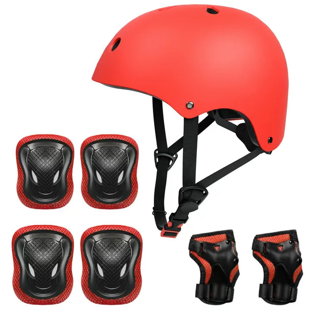 Kids Bike Helmet Toddler Bicycles Helmets, Multi-Sport Protective Gear Set for 3-5-8-14 Years Boys Girls with Knee Elbow Pads Wrist Guards for Cycling,Skateboarding,Skating Scooter