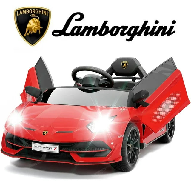 Kids Electric Ride On Car, 12V Licensed Lamborghini Electric Car Toy