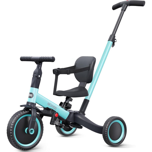 Tricycles for 1-3 Year Olds, Toddler Bike with Backrest and Safety Belt