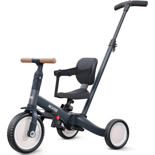 Tricycles for 1-3 Year Olds, Toddler Bike with Backrest and Safety Belt