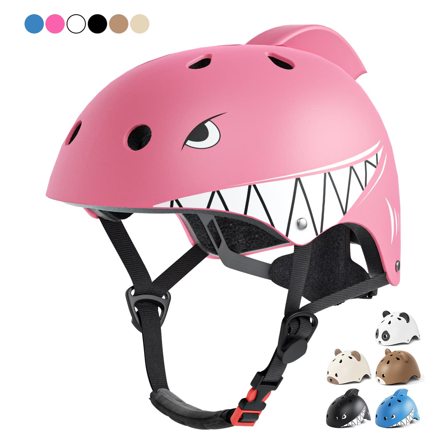 XJD Toddler Kids Bike Helmet Lightweight Children Shark Bicycle Helmet for Boys and Girls Age 1-5 for Multi-Sport Scooter Cycling Skating