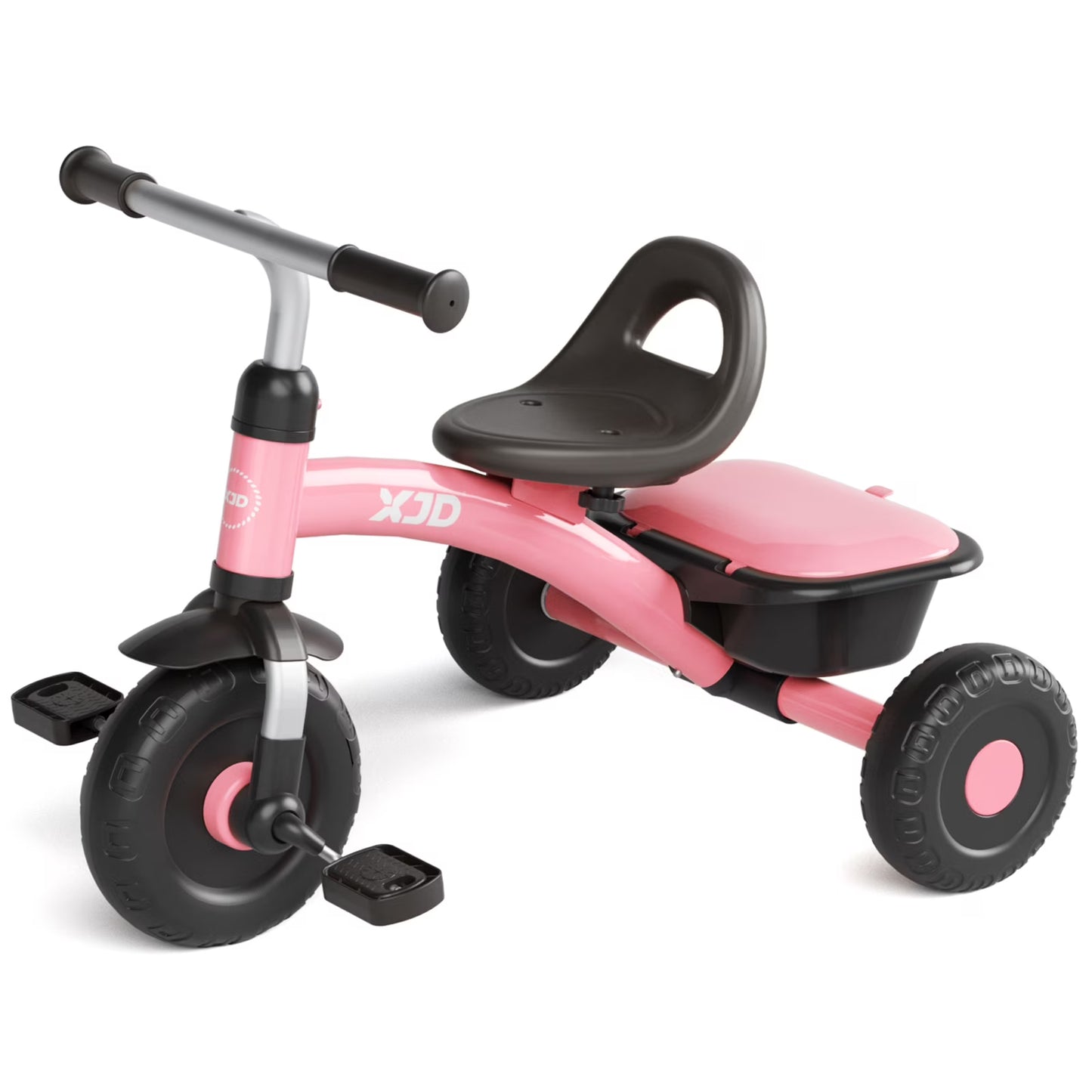 XJD Kids Tricycles Age 1 ½ - 3 Years, Toddler Tricycle Kids Trikes Tricycle with Storage Basket, Gift Toddler Bikes, Gift Toys for Boy Girl
