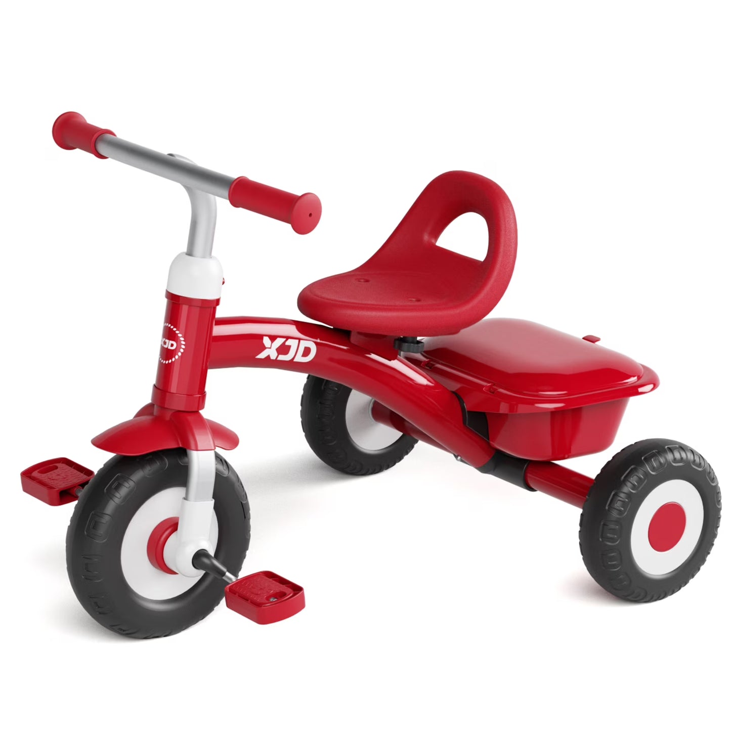 XJD Kids Tricycles Age 1 ½ - 3 Years, Toddler Tricycle Kids Trikes Tricycle with Storage Basket, Gift Toddler Bikes, Gift Toys for Boy Girl