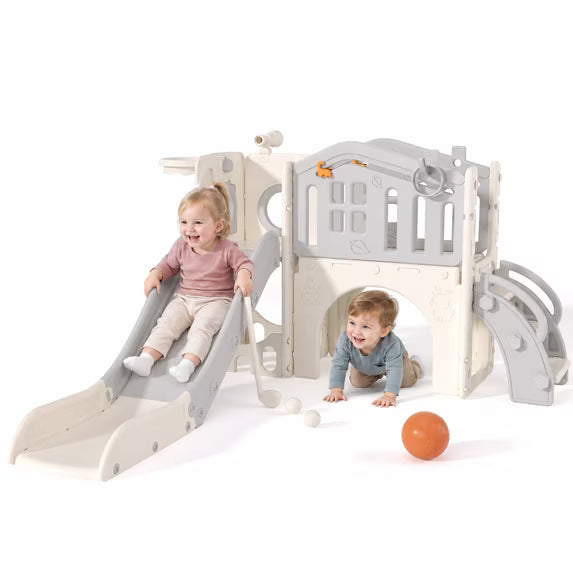 XJD 10 in 1 Toddler Slide PlaySet for kids indoor/outdoor for Toddlers Age 1-3