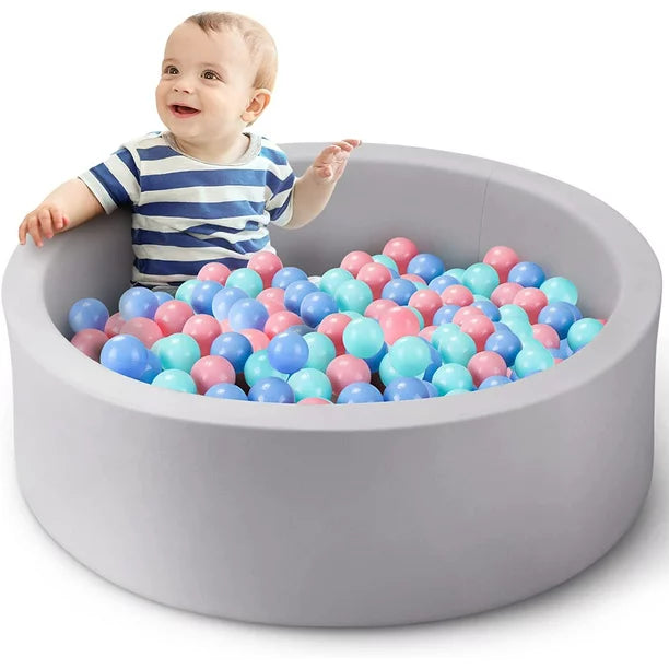 Foam Ball Pit for Children Toddlers,Baby Playpen Ball Pool Soft Round Designed with 200 Ball